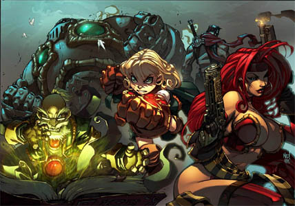 Battle Chasers Anthology Poster (Color)