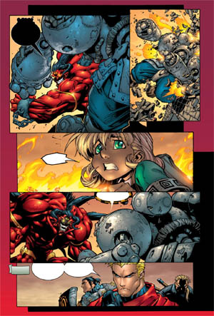 Battle Chasers comic #5 page 4 (Color)