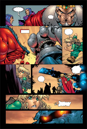 Battle Chasers comic #5 page 5 (Color)