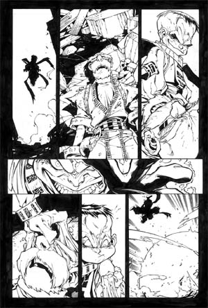 Battle Chasers comic #5 page 9 (Ink)