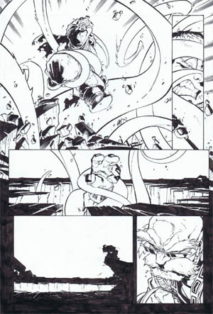 Battle Chasers comic #5 page 11 (Ink)