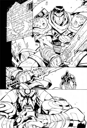 Battle Chasers comic #5 page 13 (Ink)