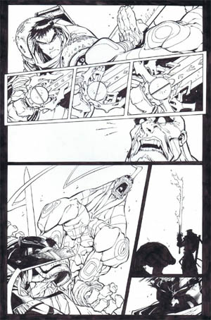 Battle Chasers comic #5 page 18 (Ink)