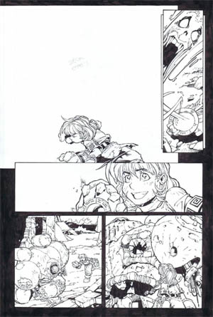 Battle Chasers comic #5 page 21 (Ink)