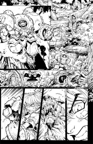 Battle Chasers comic #2 page 12 (Ink)