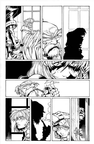 Battle Chasers comic #2 page 18 (Ink)