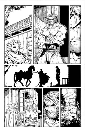 Battle Chasers comic #2 page 2 (Ink)