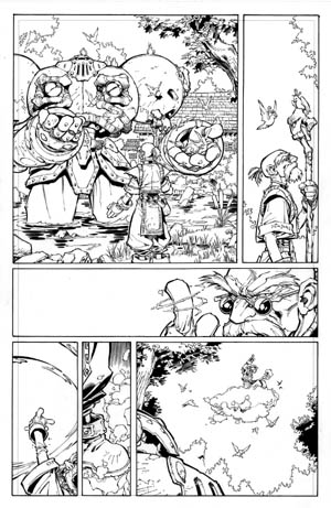 Battle Chasers comic #2 page 5 (Ink)