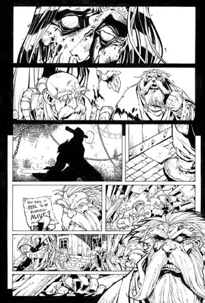 Battle Chasers comic #6 page 3 (Ink)