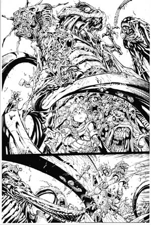 Battle Chasers comic #7 page 18 (Ink)