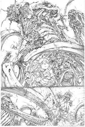Battle Chasers comic #7 page 18 (Pencil)