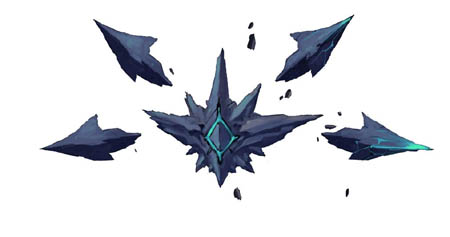 Battle Chasers Nightwar greater ice elemental concept art (Color)