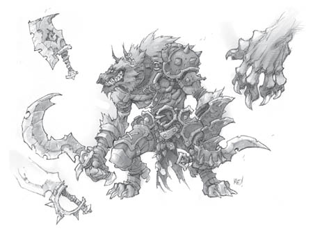 Lycelot concept art for Battle Chasers Nightwar game (Other)