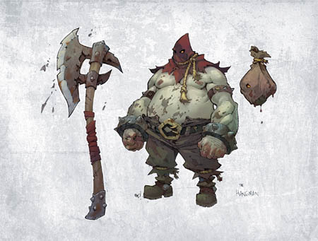 Battle Chasers Nightwar the Hangman concept art