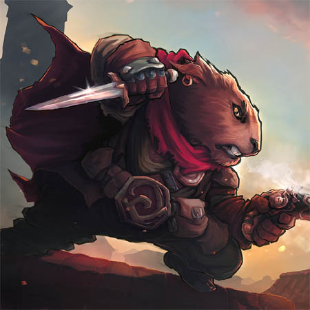 Crowfall "Mad Duelist" promo art