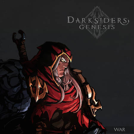 Darksiders Genesis in game War portrait (Color)