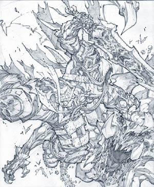Darksiders: Play mag cover (2008/08) (Pencil)