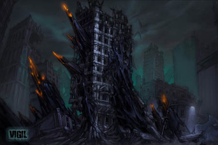 Darksiders: shattered building variant concept art