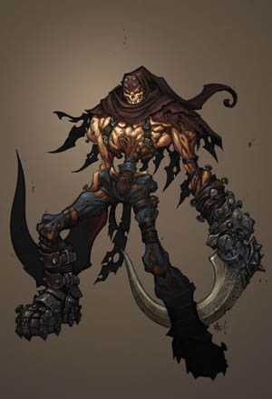 Darksiders unsued Skeleton concept art