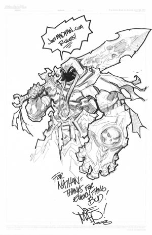 Darksiders War Sketch done at SDCC 2008 (Pencil)