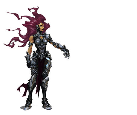 Darksiders 3 fury front back concept arts (Other)