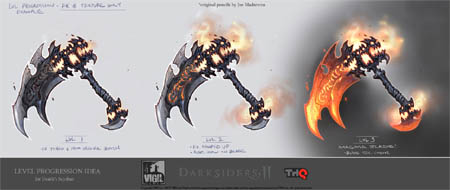 Darksiders 2 Scythe progression idea concept art