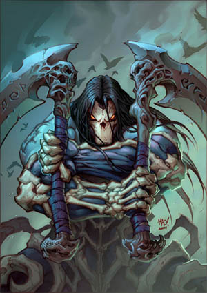 "Darksiders II: Deathâ€™s Door" comic cover (Color)