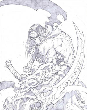 Darksiders II: Promotional art (Pencil)