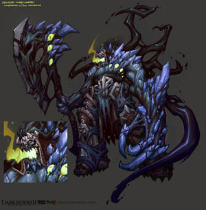 DarksidersII boss Absalom concept art (Color)