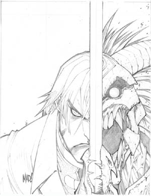 Devil May Cry PSM Magazine #51 Dante cover (Pencil)