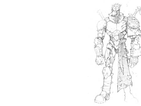 Dungeon Runners player armor concept arts