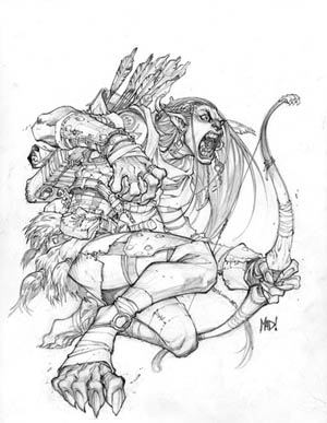 Dungeons & Dragons Aspect of the Werebeast (Pencil)