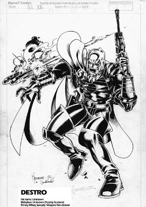 G.I. Joe: A real American hero #130 Destro (Ink)