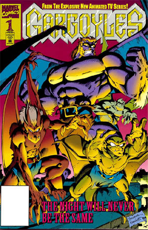 Gargoyles Vol #1 comic #1 cover