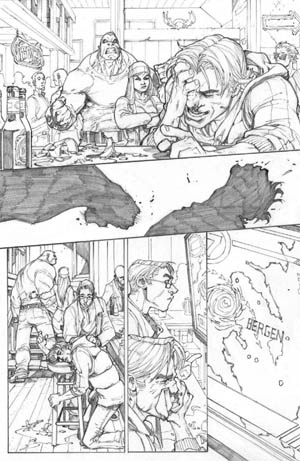 Inhuman #1 page 1 (Pencil)