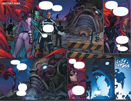 Inhuman #1 double page 6 and 7 (Color)