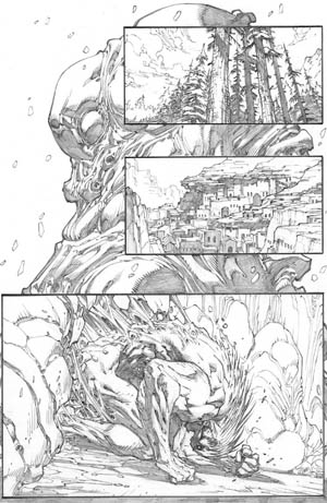Inhuman #1 page 8 (Pencil)