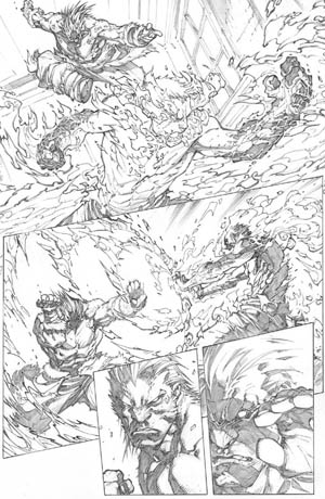 Inhuman #1 page 17 (Pencil)