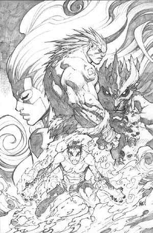 Inhuman #3 cover  (Pencil)