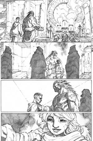 Inhuman #3 page 5 (Pencil)