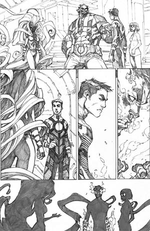 Inhuman #3 page 8 (Pencil)