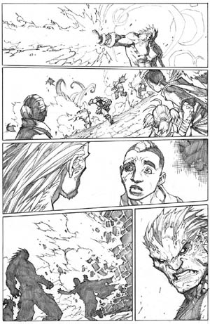 Inhuman #3 page 11 (Pencil)