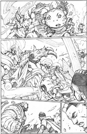 Inhuman #3 page 12 (Pencil)