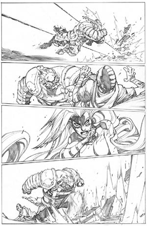 Inhuman #3 page 17 (Pencil)