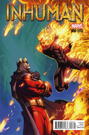 Inhuman #6 variant cover (Color)