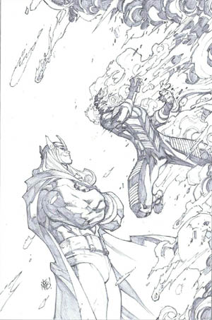 Inhuman #6 variant cover (Pencil)