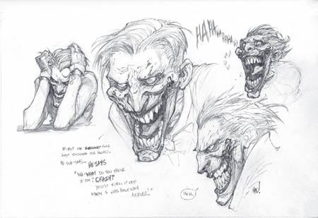 Joker warm-up doodle (Pencil)