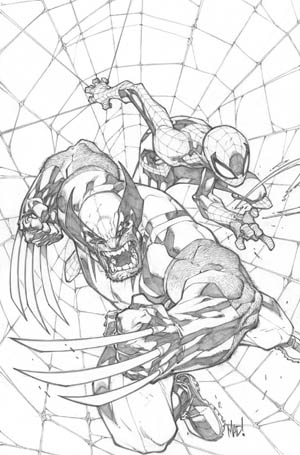 Savage Wolverine issue #6 cover (Pencil)