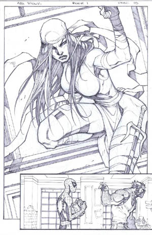 Savage Wolverine issue #6 page 10 (Pencil)