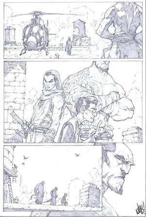 Savage Wolverine issue #6 page 13 (Pencil)